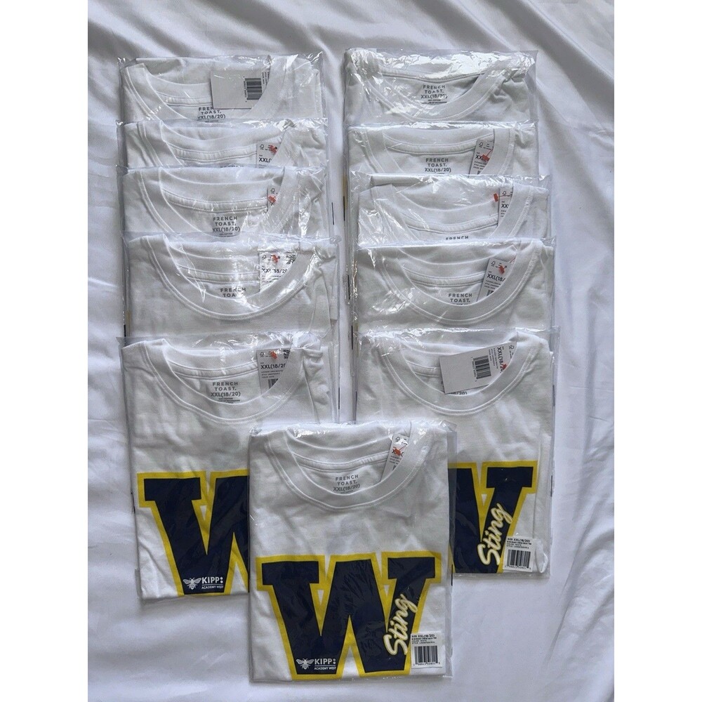 Lot Of 11 Unisex Adult Academy Short Sleeve Spirit Tee West Middle School